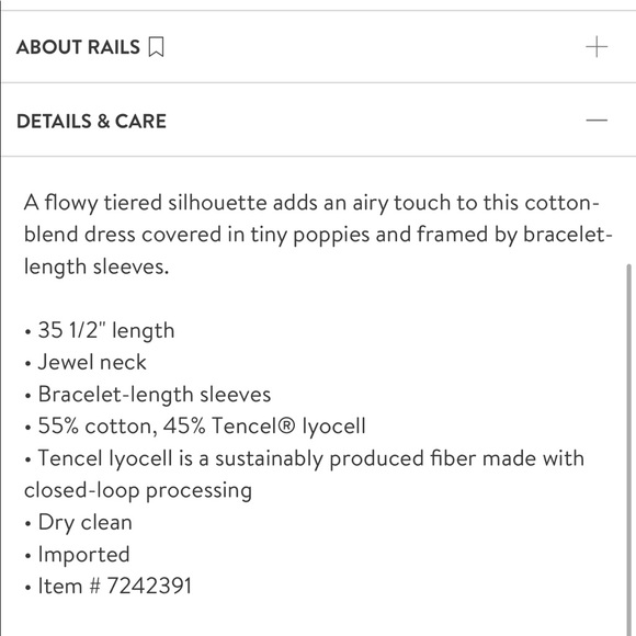 Rails Louise tiered dress - Picture 3 of 3